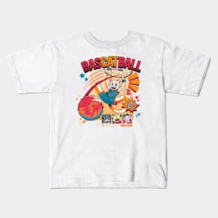 BasCatBall by Tobe Fonseca Kids T-Shirt